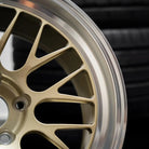 Photo of Apex ML-10RT Forged Touring Line Gold Wheel lip and spoke