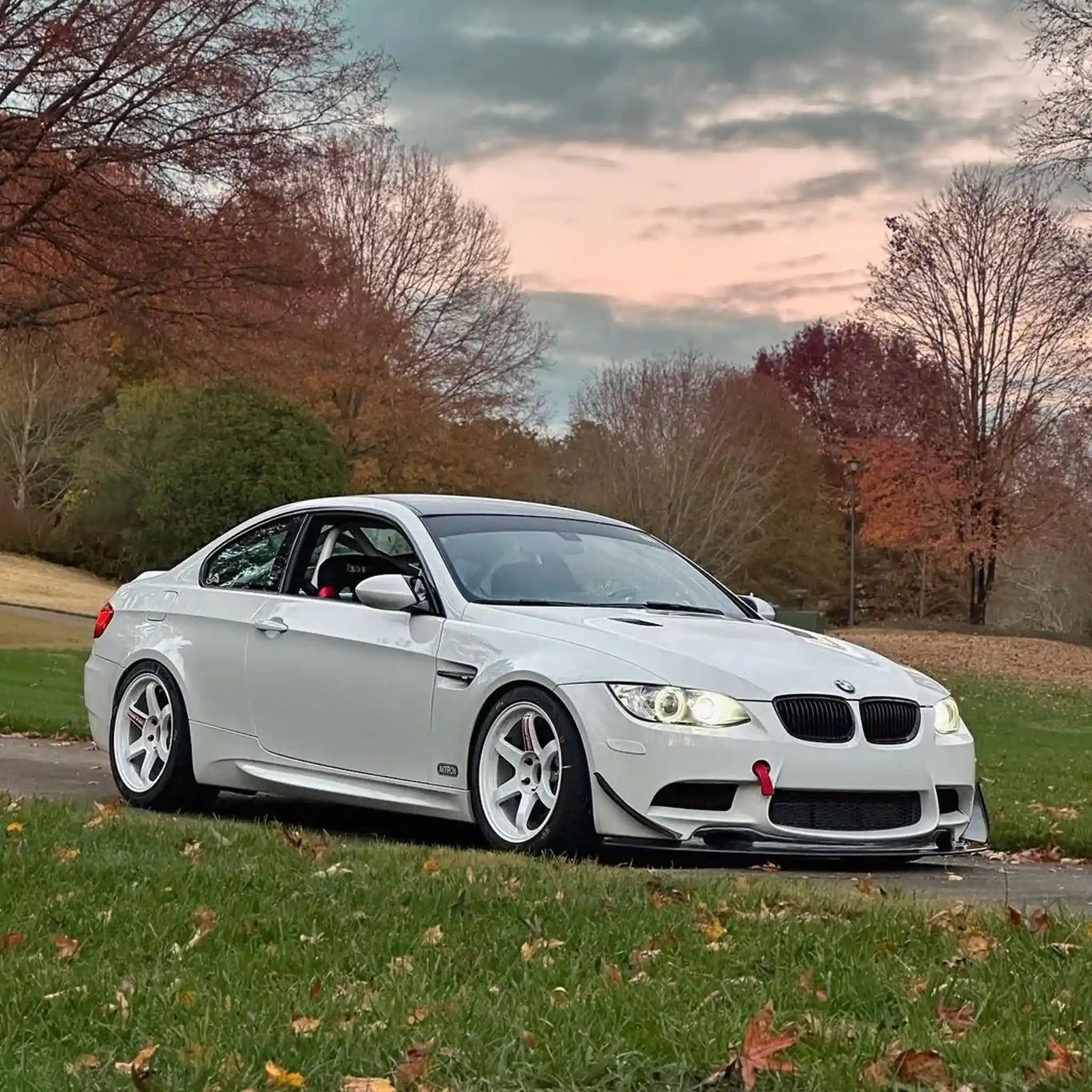 Photo of Ridgeline Motorsport E9X M3 GT4 V1 (Longer Version) Front Splitter installed on BMW E92 M3