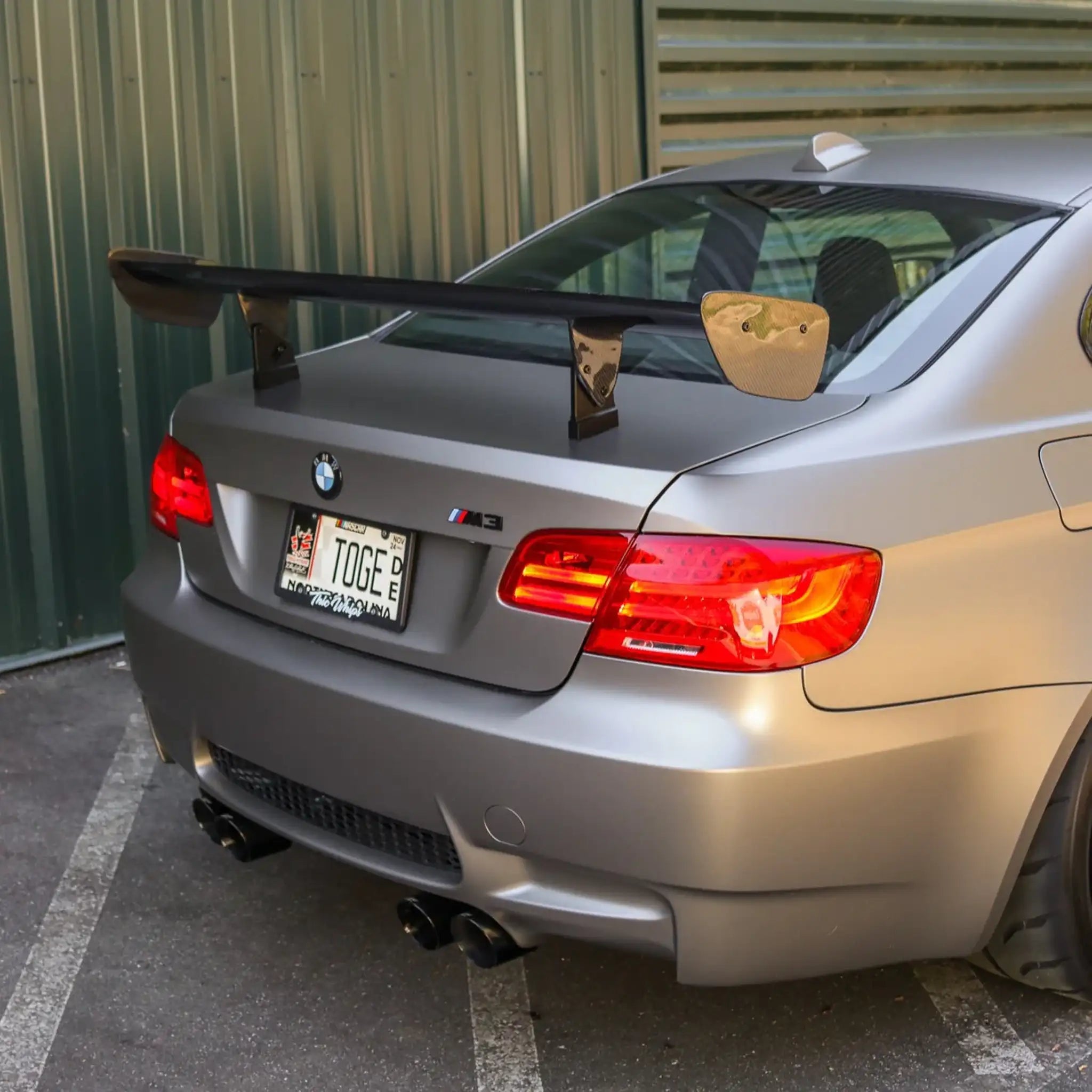 Photo of Ridgeline Motorsport High Mount for GT4 MK2 (V2010) Wing installed on BMW E92 M3