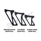 Photo of Ridgeline Motorsport Wing Upright Sizes Comparison