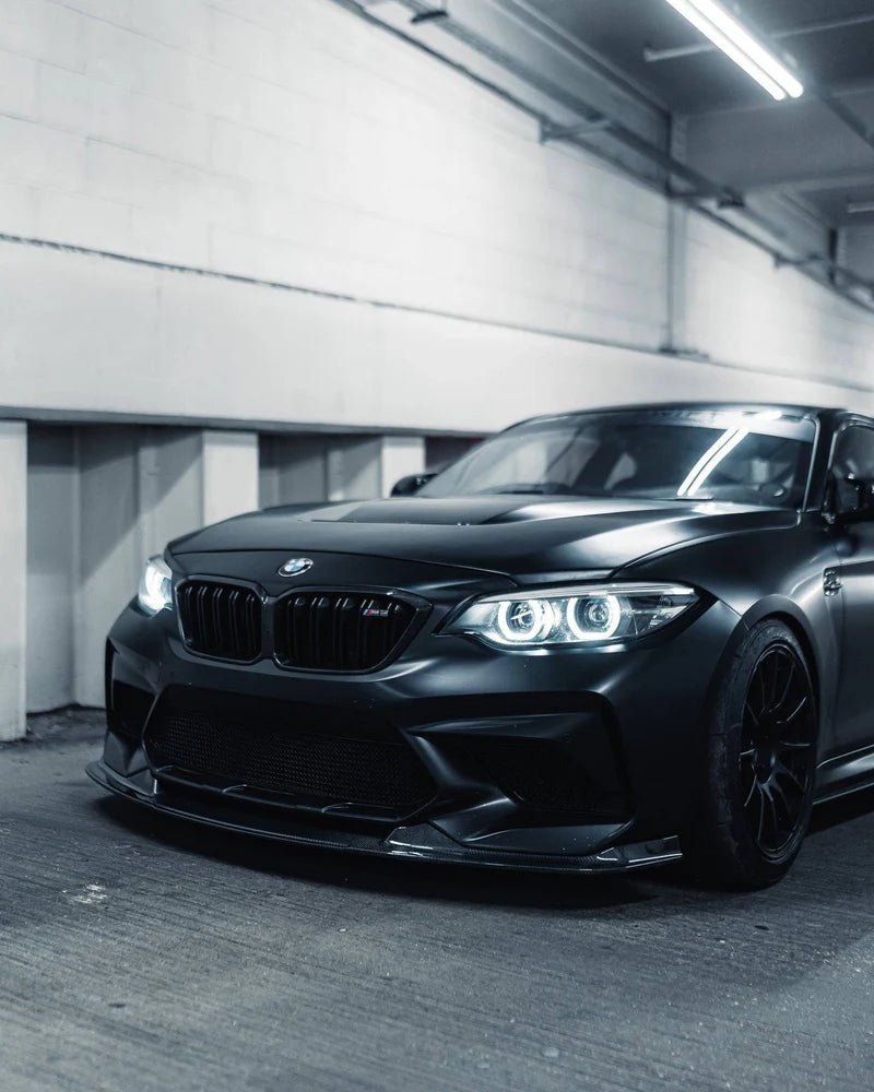AutoID F87 M2 Competition Pre - preg Carbon Fibre Performance GTS Front Splitter - Clubsport Garage