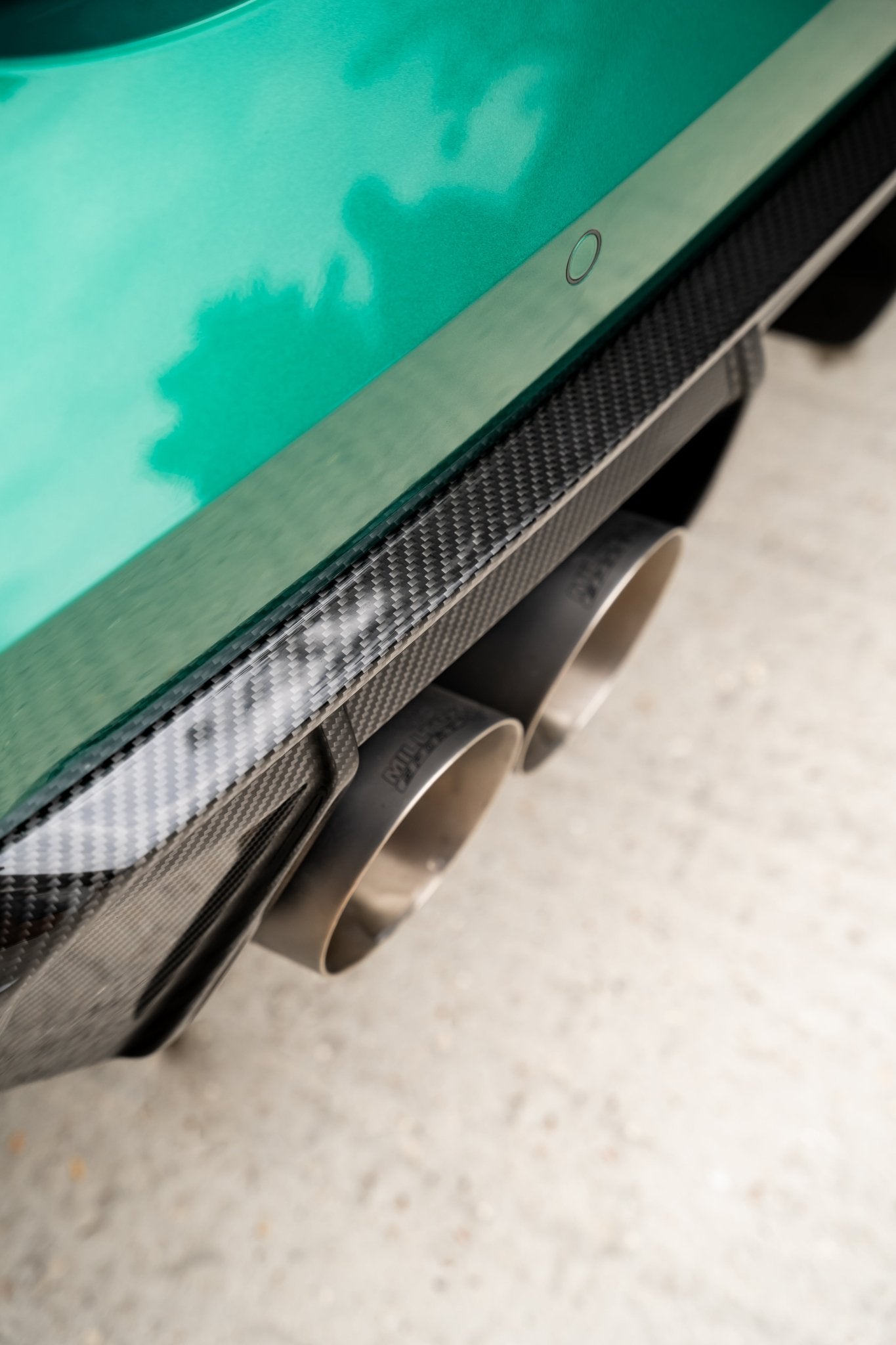 BMW G80 G81 M3 & G82 G83 M4 Pre - Preg Carbon Fibre Diffuser Outline Trim by TRE (2021+) - Clubsport Garage