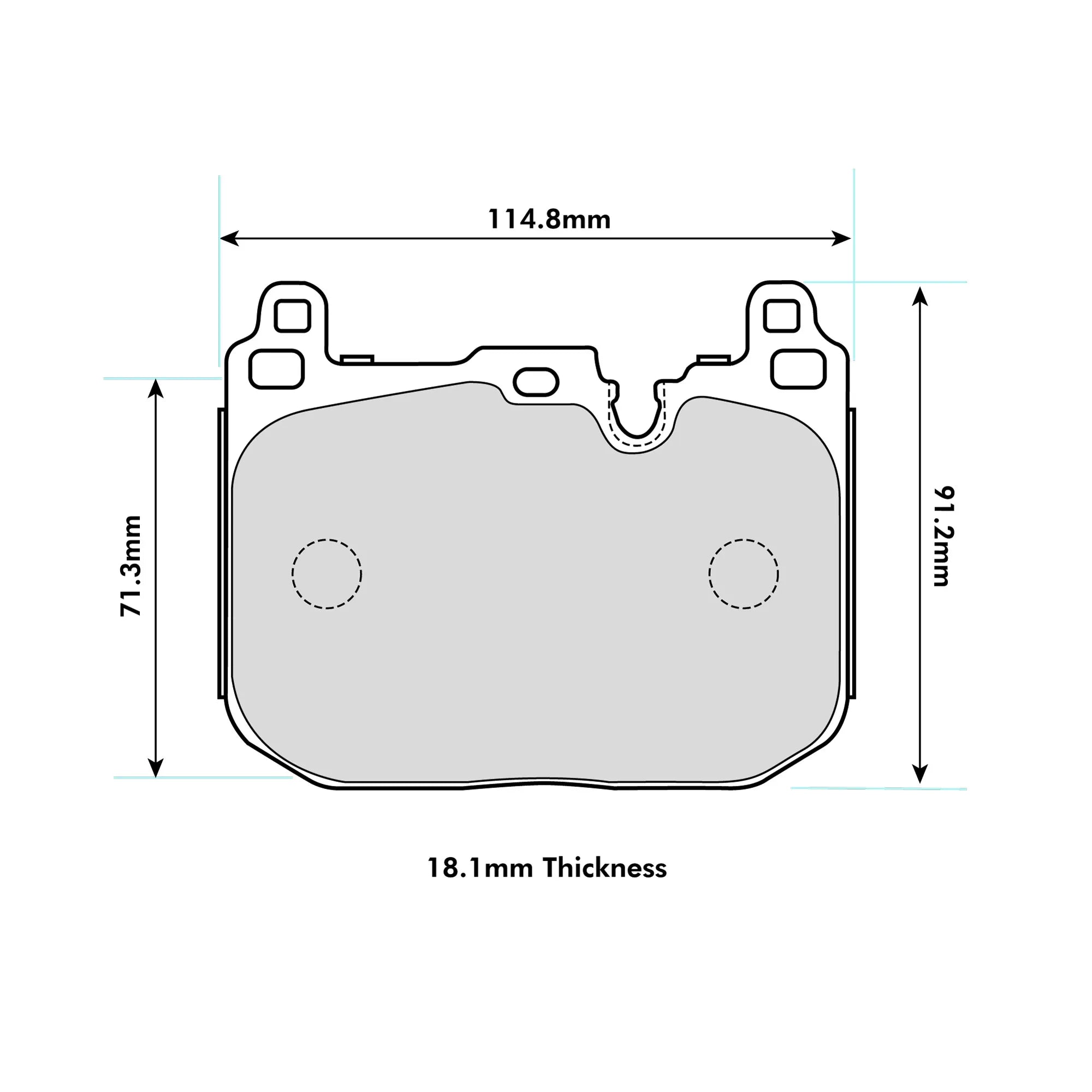Ferodo DS1.11 Front Brake Pads BMW F Series M135I M140I M235I M240I M2 M3 M4 - Clubsport Garage