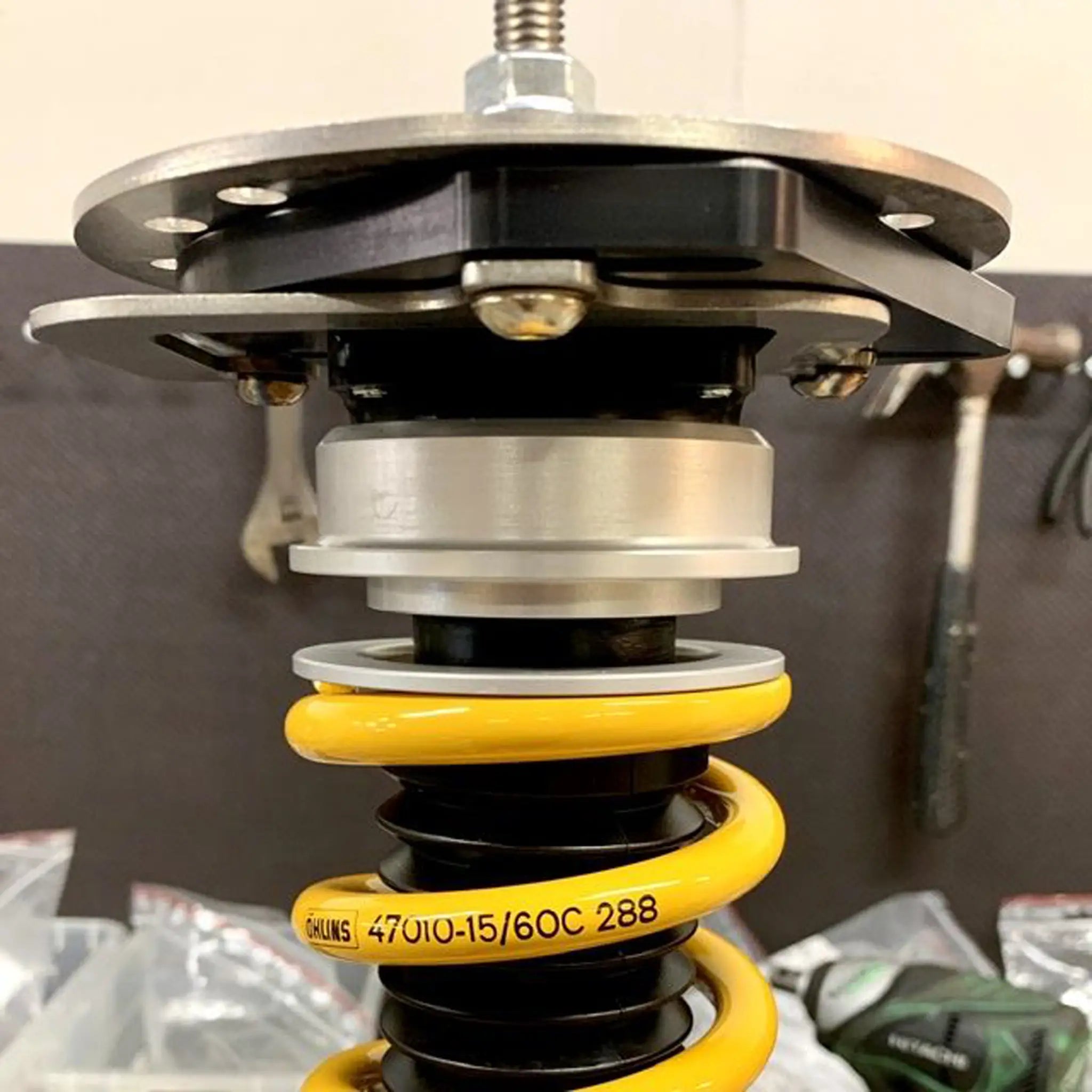 Millway Motorsport Adjustable Camber Plates 60mm Race Spring BMW E9X M3/E82 1M - Clubsport Garage