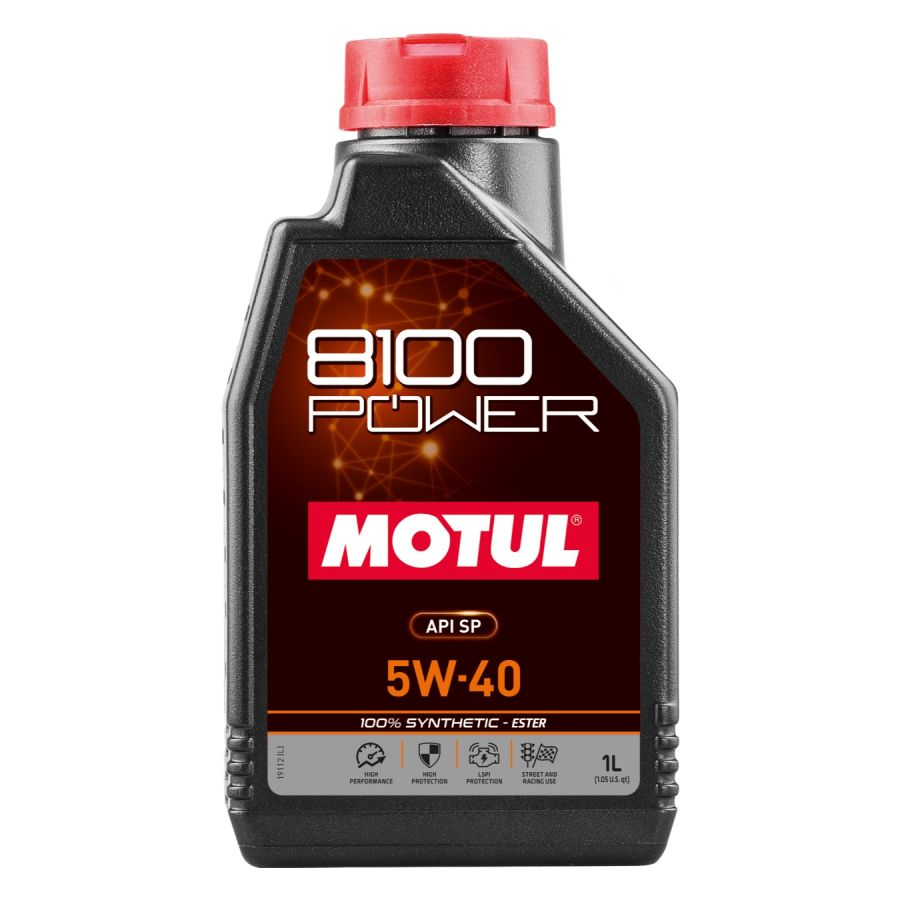 Motul 8100 Power 5W-40 - Clubsport Garage