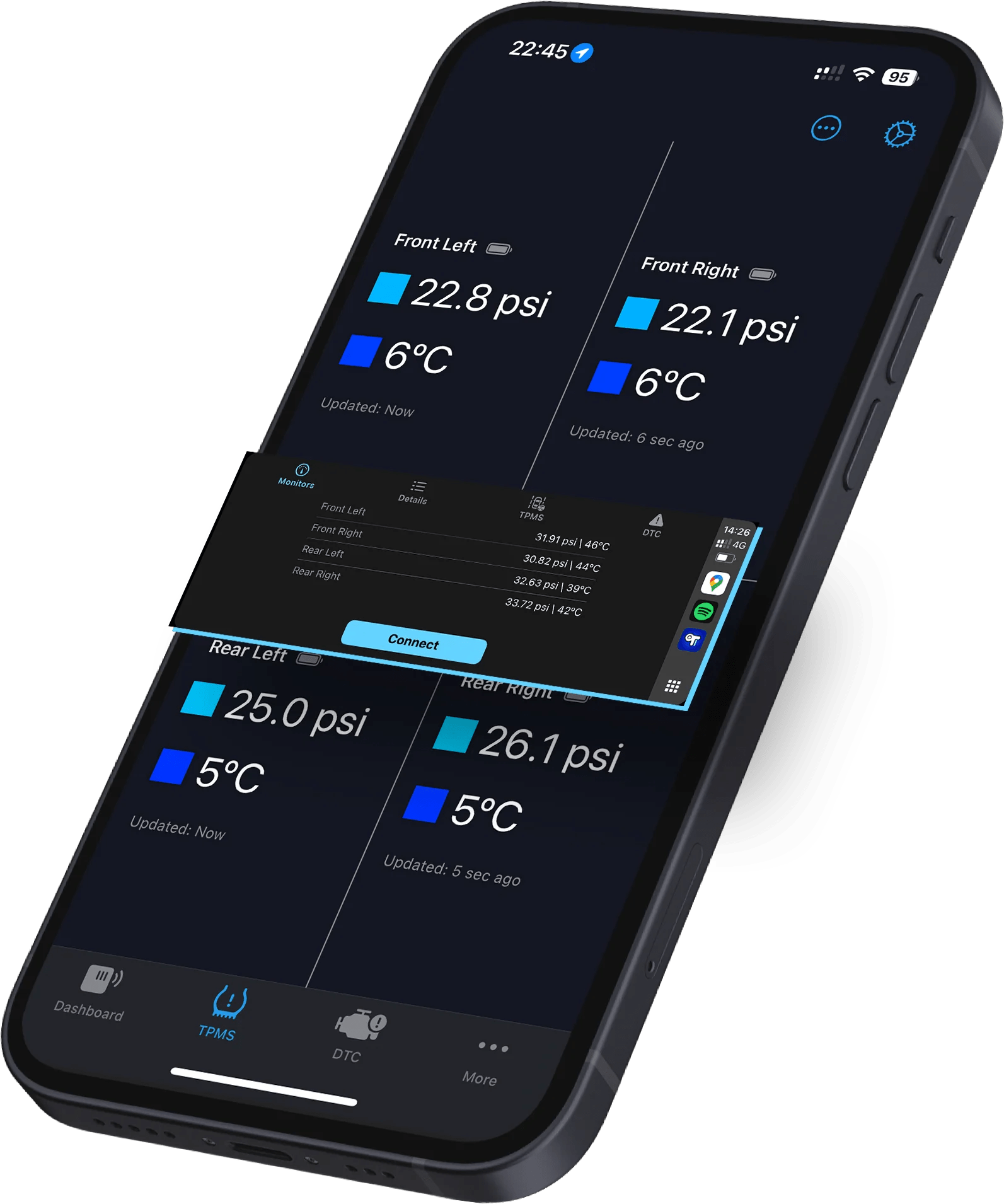 OnTrack Apps Internal TPMS Sensors - Clubsport Garage