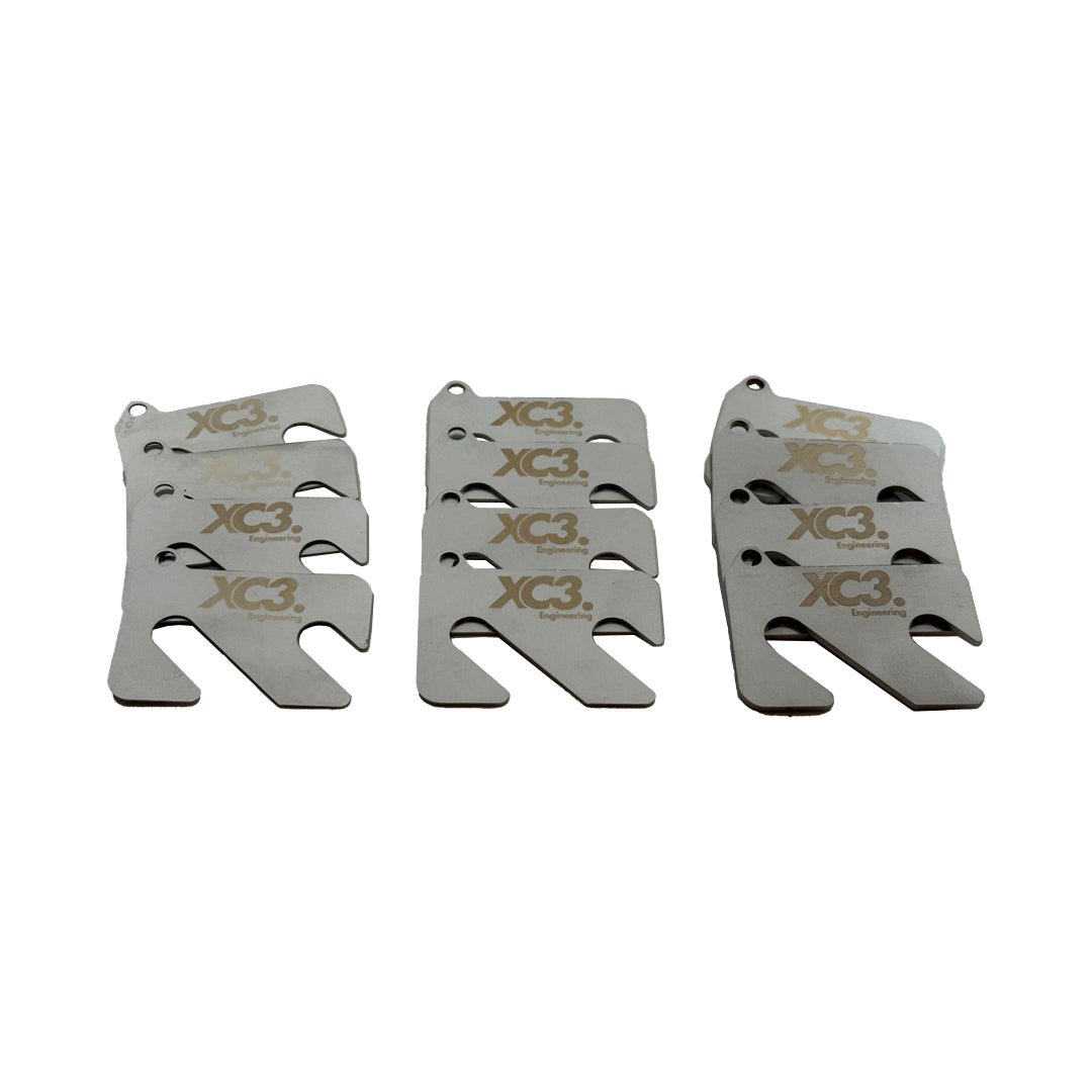 XC3 Engineering Front Camber Shim Kit – Porsche 718 GT4/GT4 RS, 991/991.2 GT3/GT3 RS/GT2 RS & 997 GT3/GT3 RS - Clubsport Garage