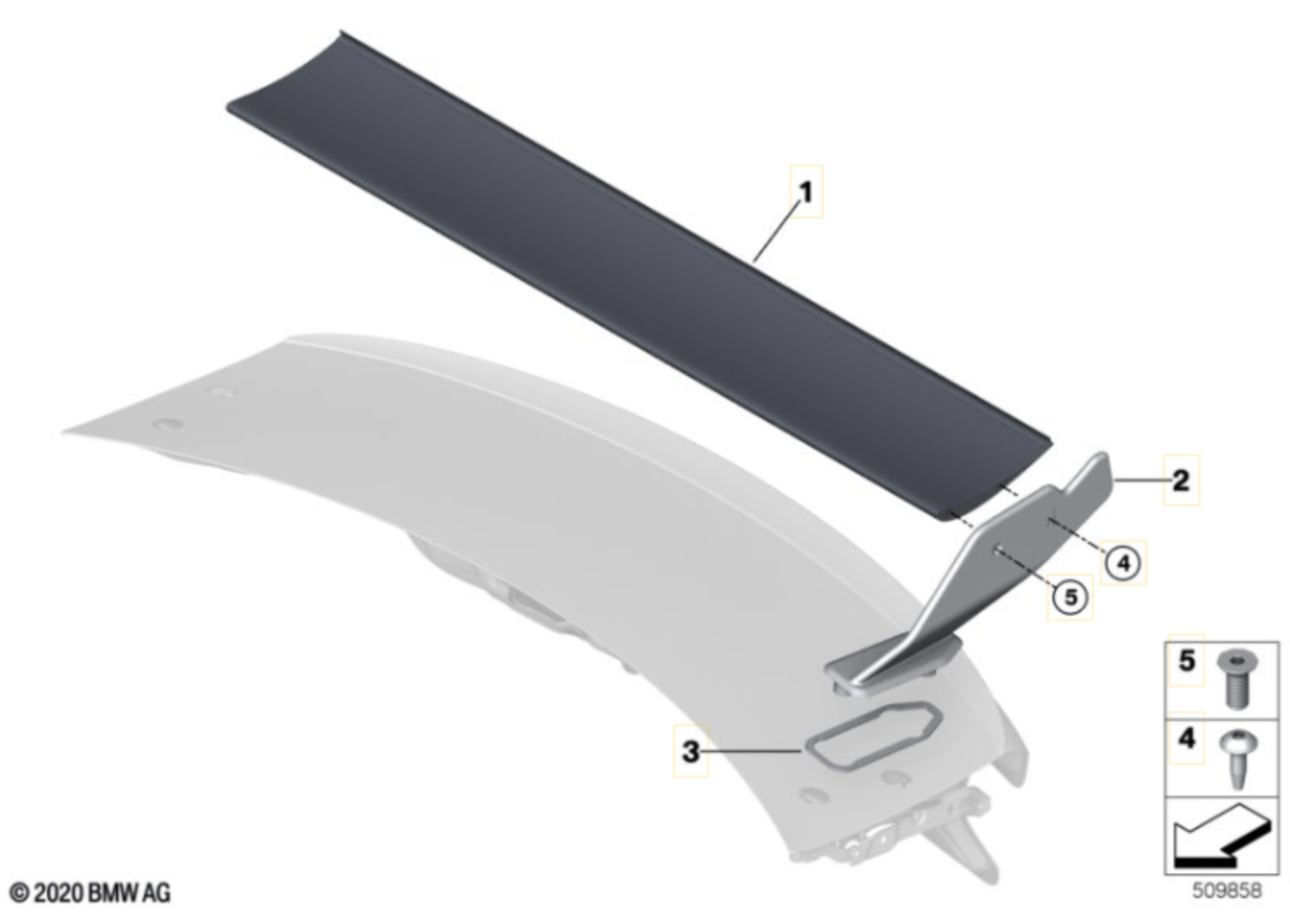 BMW Motorsport M2 CS Racing Rear Wing - Clubsport Garage