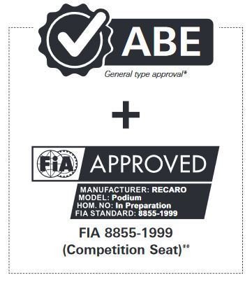 Recaro Podium Carbon Fibre Bucket Seat - Clubsport Garage