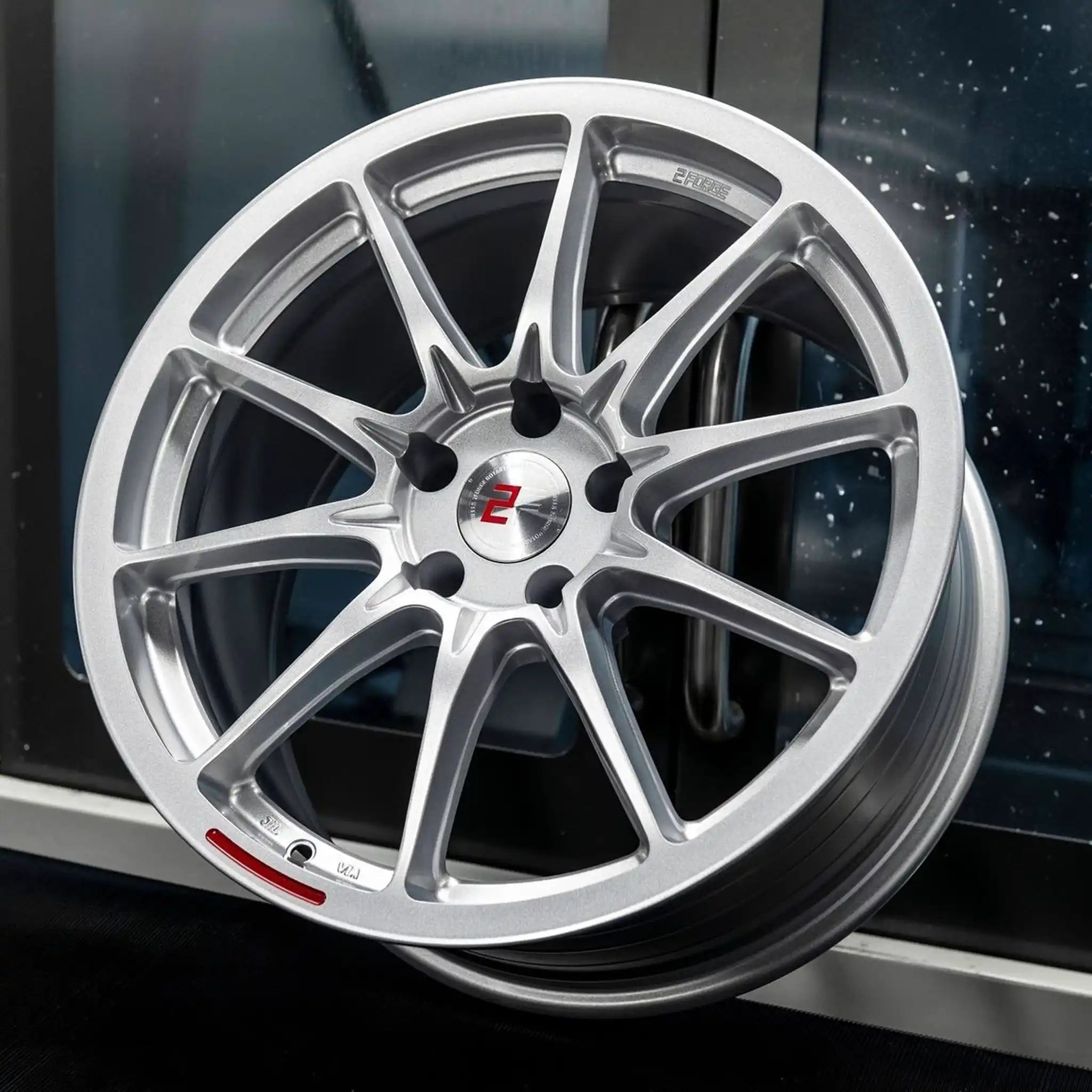 Alt Photo of 2Forge ZF8 18” Rotary Forged Alloy Wheel silver