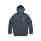 Front Photo of At the Track Hoodie in Petrol Blue