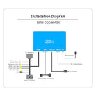 Photo of Mr12Volt BMW CCC M-ASK CarPlay & AA Interface BMW E9X E6X Installation Diagram