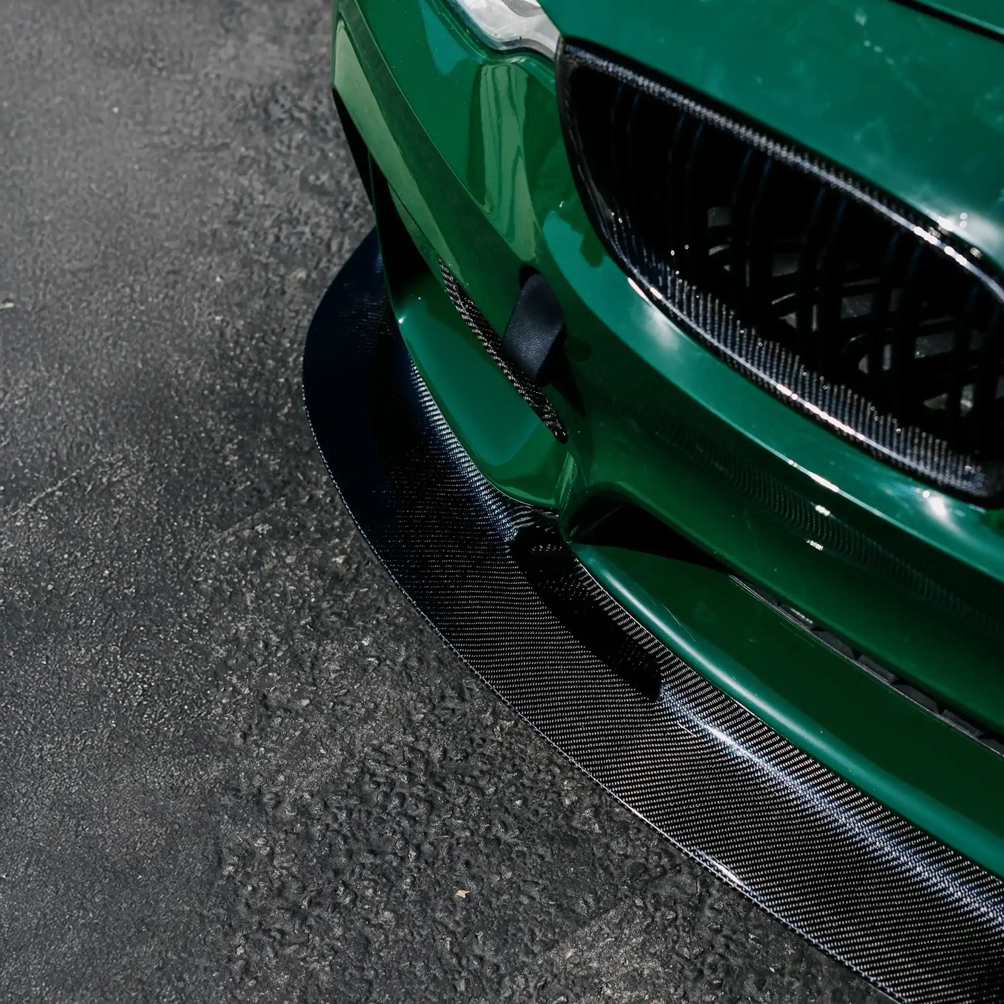 Photo of Ridgeline Motorsport F8X GT4 V2 (Long Version) Splitter installed on BMW F82 M4