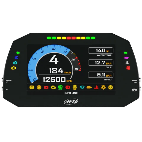 Aim MXG 1.3 Strada TFT Dash Display – 7" Colour Display - Clubsport Garage