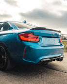 AutoID Carbon Fibre M Performance Style Rear Diffuser for BMW F87 M2 & M2 Competition - Clubsport Garage