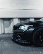 AutoID F87 M2 Competition Pre - preg Carbon Fibre Performance GTS Front Splitter - Clubsport Garage
