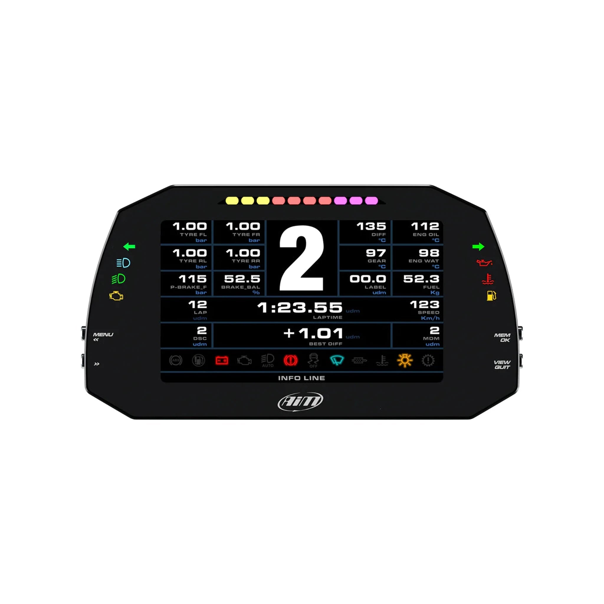 BMW Motorsport M2 CS Racing AIM MXG Dash Surround - Clubsport Garage
