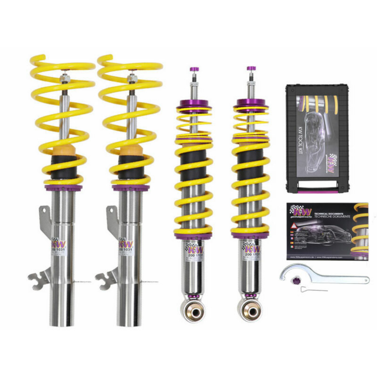 KW Suspension V3 suspension for BMW E46 M3 CSL – representative range image