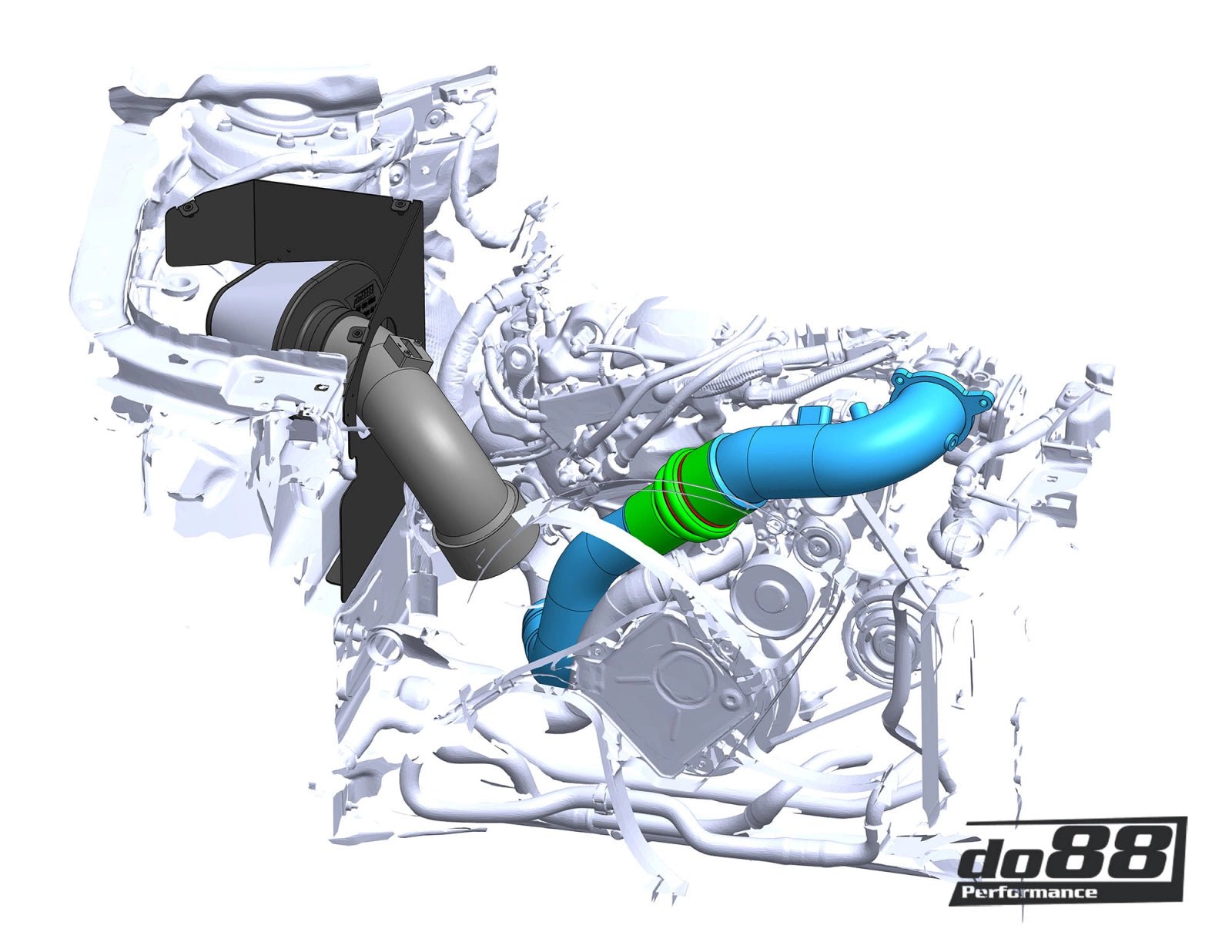 do88 Charge Pressure Pipe Kit BMW F Series B58 Gen 1 - Clubsport Garage