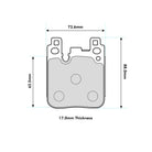 Ferodo DS3.12 Front Brake Pads BMW F Series M135I M140I M235I M240I M2 M3 M4 - Clubsport Garage