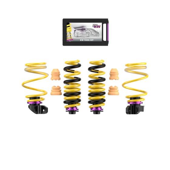 KW HAS height - adjustable lowering spring kit for BMW G80 M3 & G82 M4 - Clubsport Garage