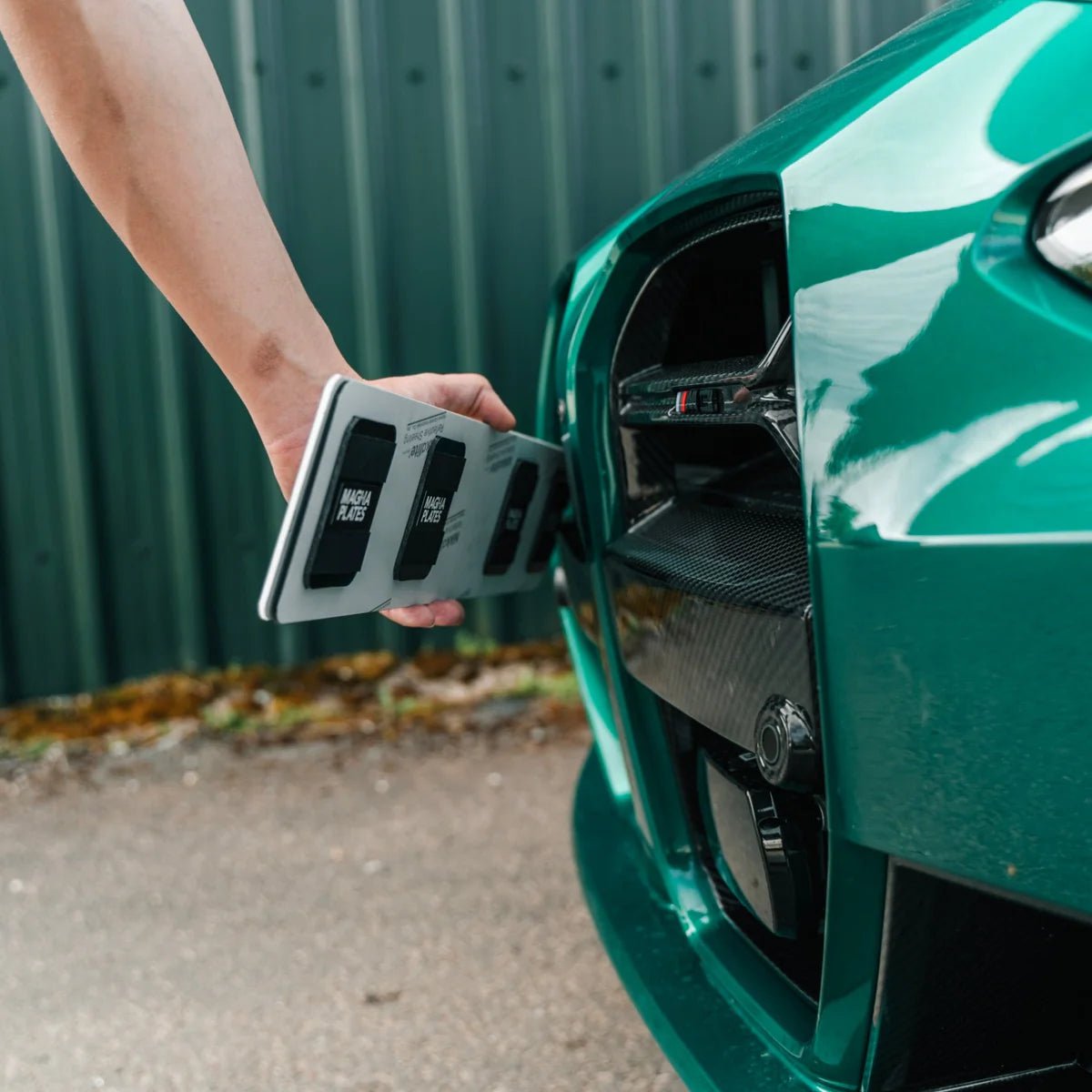 Magnetic Front Number Plate Holder Kit by Magna Plates - Clubsport Garage