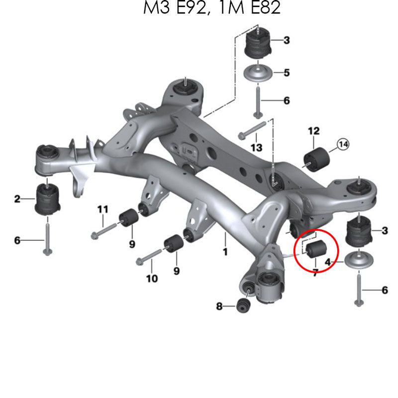 Millway Motorsport Rear Inner Lower Uniball Bushings BMW F8X & G8X M2/M3/M4 & E9X M3/E82 1M - Clubsport Garage