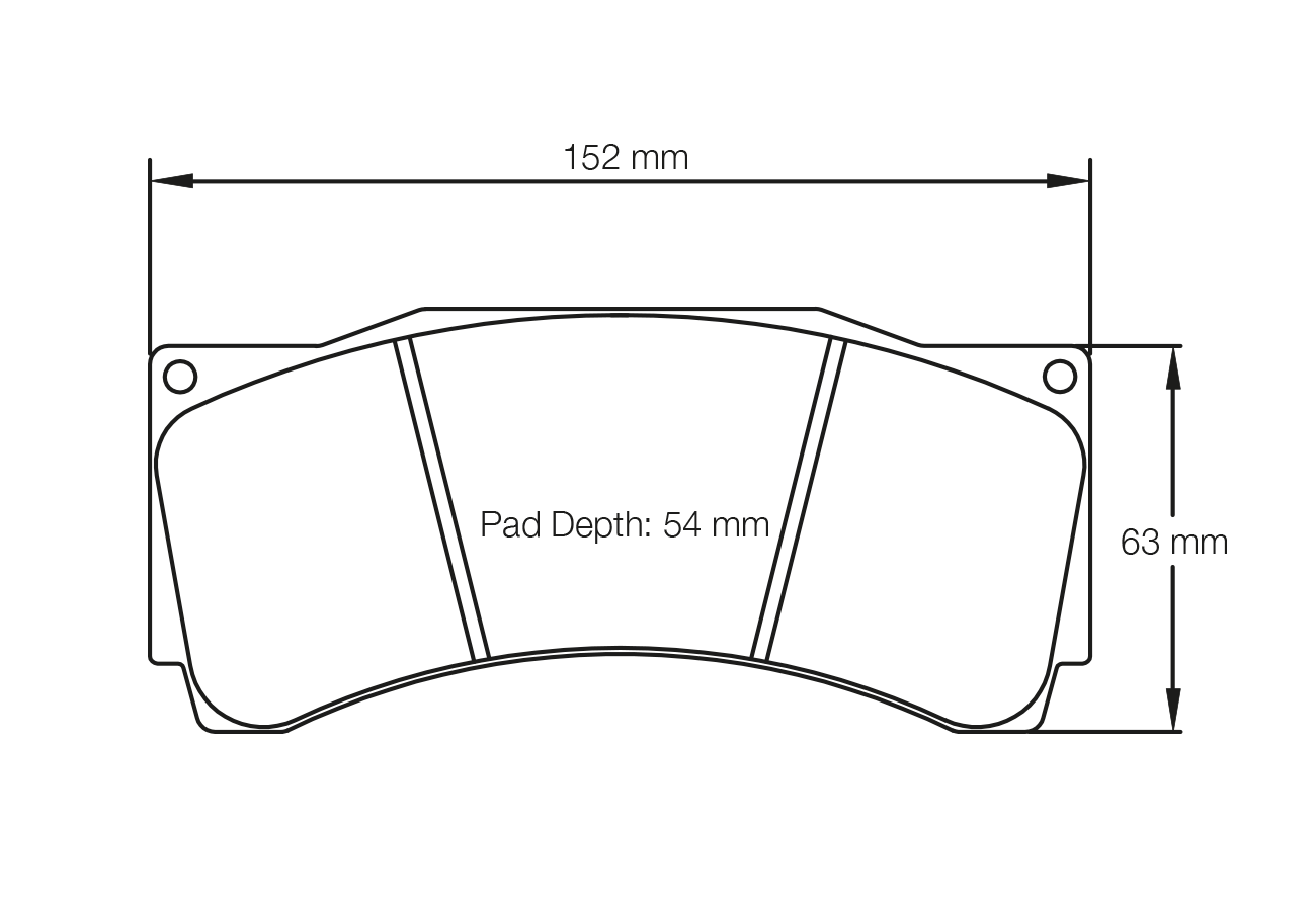 Pagid RSL1 Brake Pads for AP 9660 Caliper - Clubsport Garage
