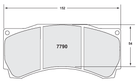 PFC 11 Front Brake Pads – AP Racing CP9660 - Clubsport Garage