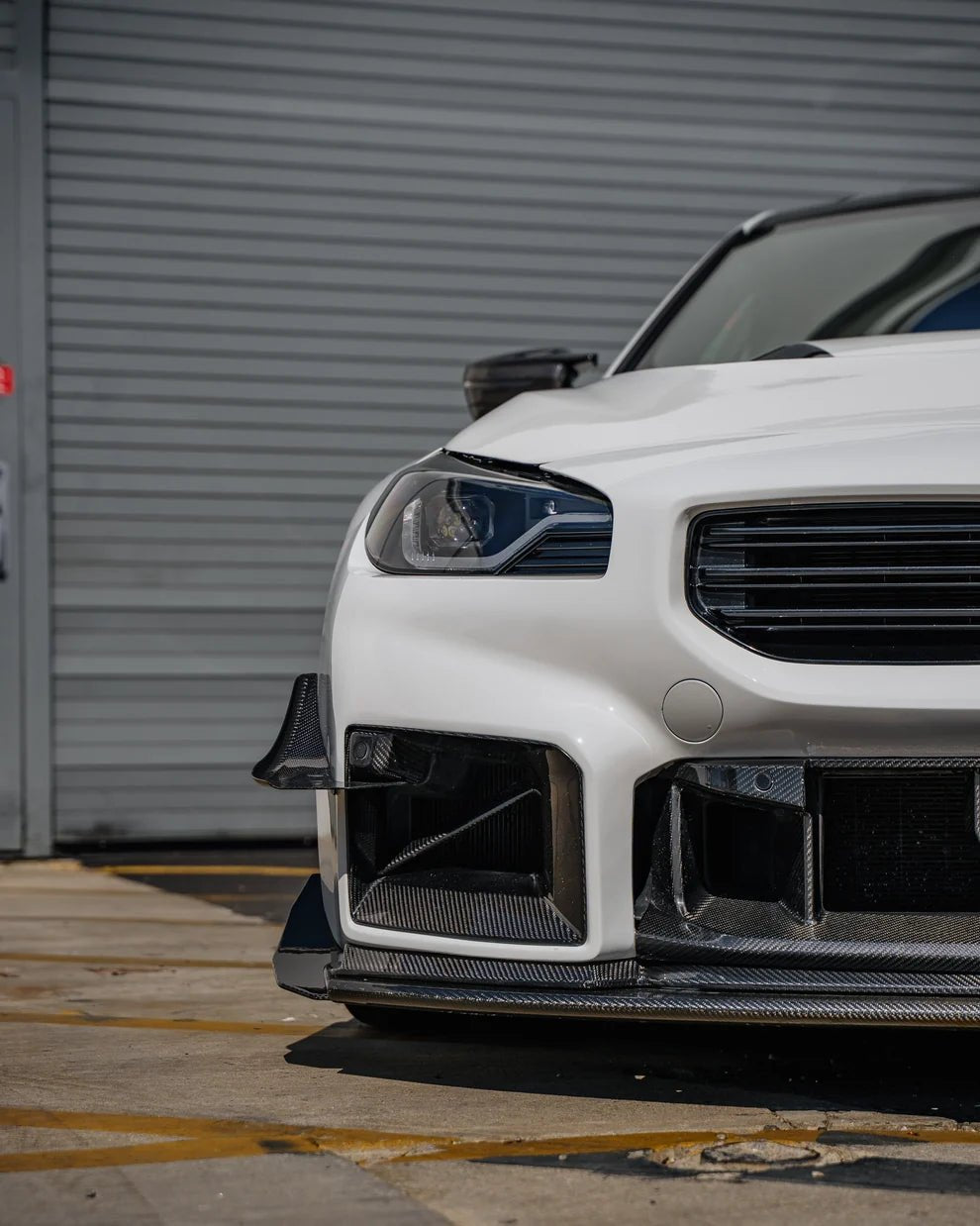 Ridgeline Motorsport Clubsport Adjustable Carbon Fibre Front Splitter Kit – BMW G87 M2 - Clubsport Garage