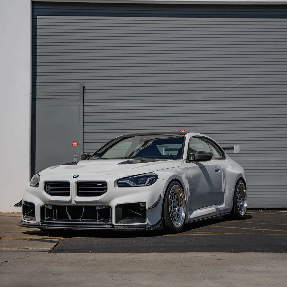 Ridgeline Motorsport Clubsport Adjustable Carbon Fibre Front Splitter Kit – BMW G87 M2 - Clubsport Garage