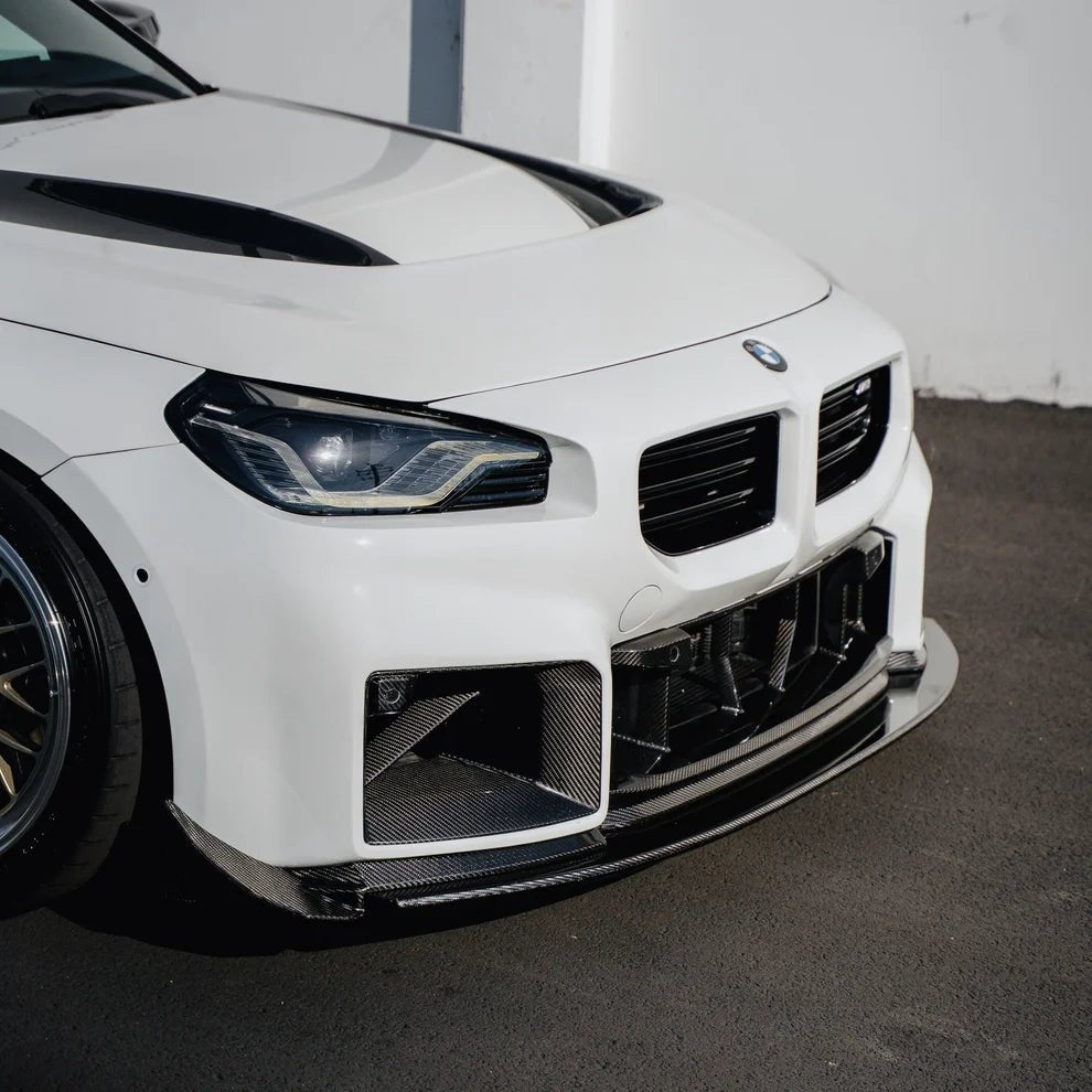 Ridgeline Motorsport Clubsport Adjustable Carbon Fibre Front Splitter Kit – BMW G87 M2 - Clubsport Garage