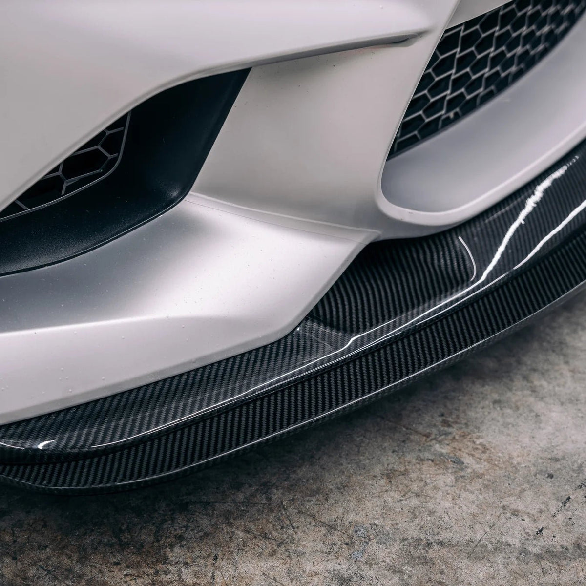 Ridgeline Motorsport F87 M2 (N55) Carbon Fibre Adjustable Front Splitter - Clubsport Garage