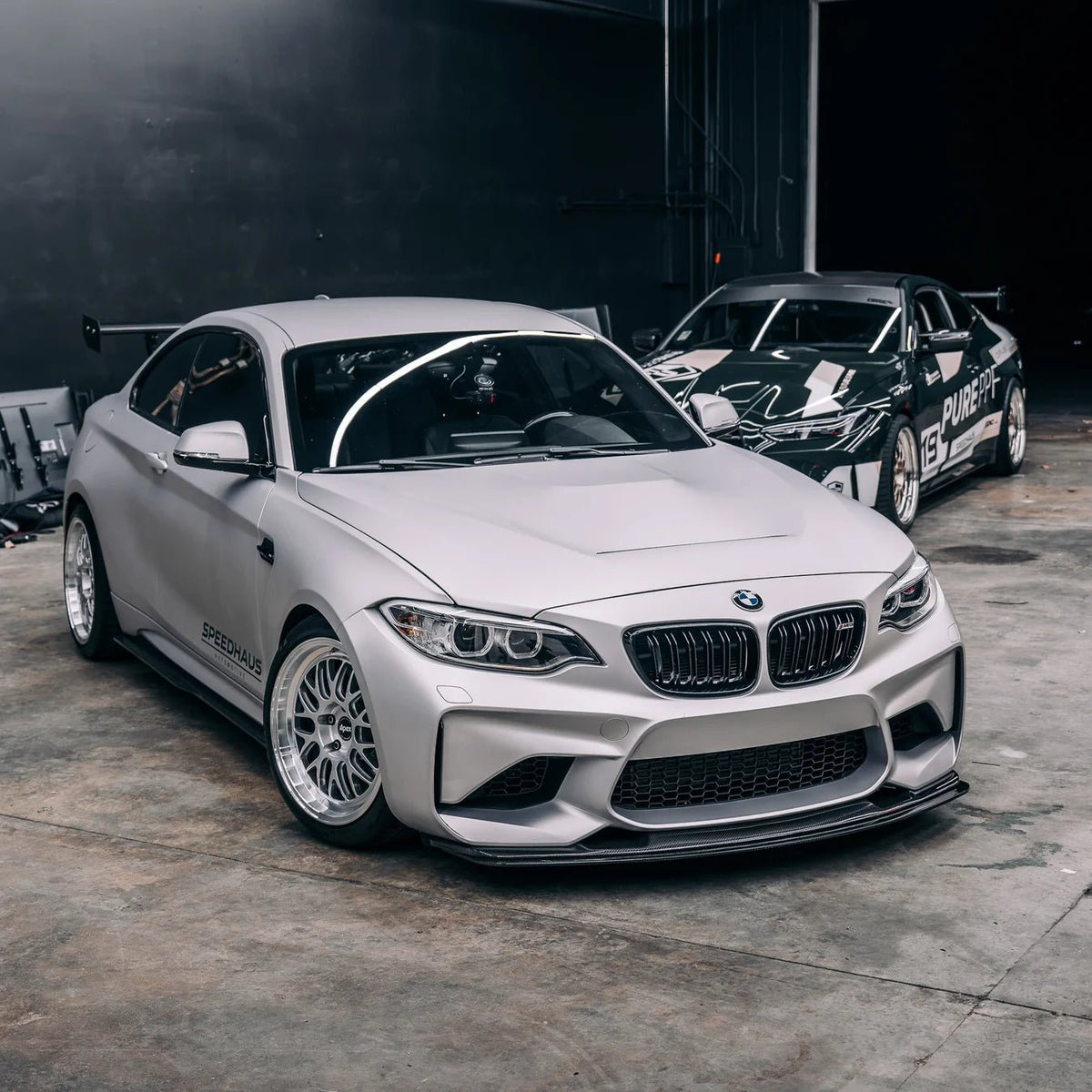 Ridgeline Motorsport F87 M2 (N55) Carbon Fibre Adjustable Front Splitter - Clubsport Garage