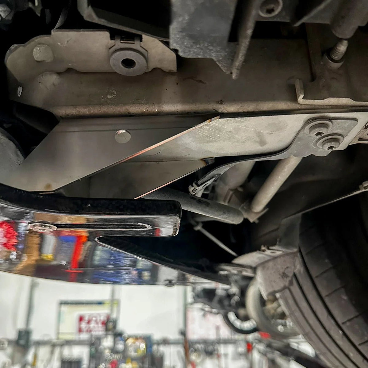 Ridgeline Motorsport F87 M2 (N55) Carbon Fibre Adjustable Front Splitter - Clubsport Garage