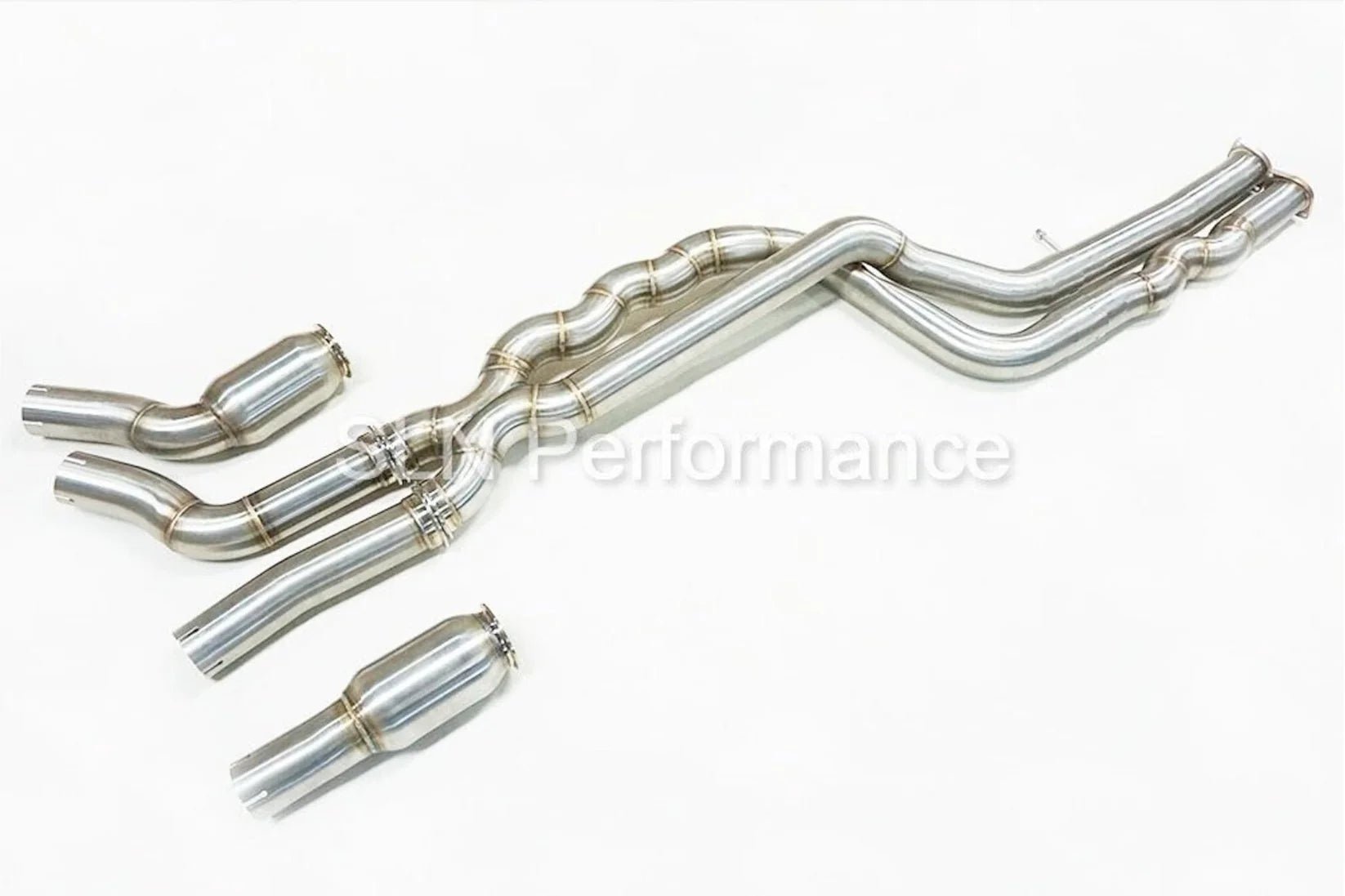 SLN S55 Equal Length Mid Pipe with Under - Brace for BMW F87 M2 Competition - Clubsport Garage