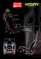 Tillett B10 Lightweight Carbon Fibre & GRP Bucket Seat - Clubsport Garage