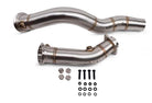 VRSF 3" Brushed Downpipes for S55 F87 M2 Competition, F80 M3 & F82 M4 - Clubsport Garage