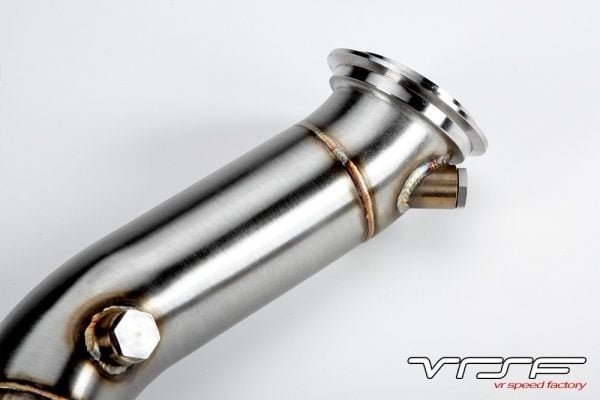 VRSF 3" Brushed Downpipes for S55 F87 M2 Competition, F80 M3 & F82 M4 - Clubsport Garage