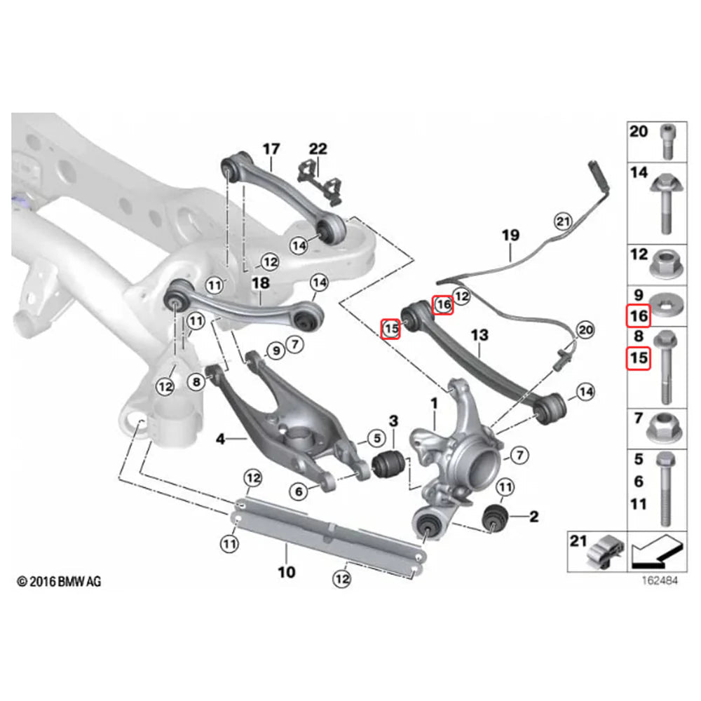 XC3 Engineering BMW E9X Rear Toe Lockout Kit - Clubsport Garage