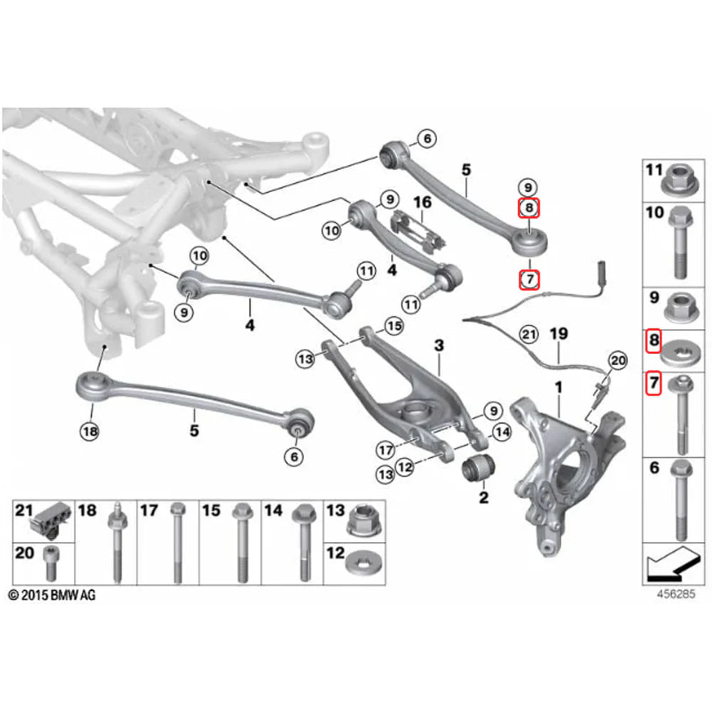 XC3 Engineering BMW F8X G8X Rear Toe Lockout Kit - Clubsport Garage