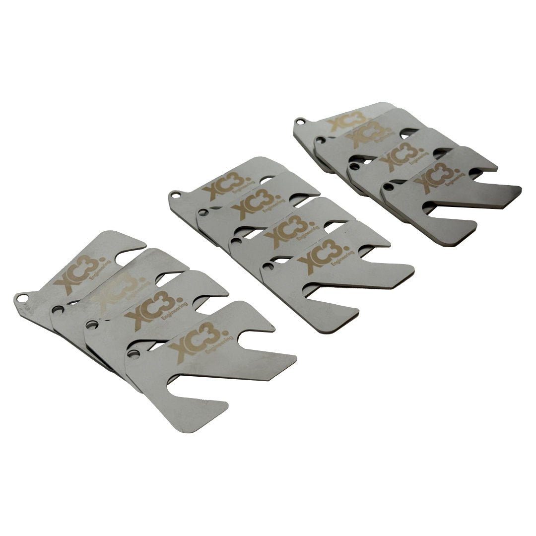 XC3 Engineering Front Camber Shim Kit – Porsche 718 GT4/GT4 RS, 991/991.2 GT3/GT3 RS/GT2 RS & 997 GT3/GT3 RS - Clubsport Garage