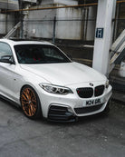Zaero Design EVO - 1 Gloss Black Front Splitter for BMW F22/F23 M235i & M240i - Clubsport Garage