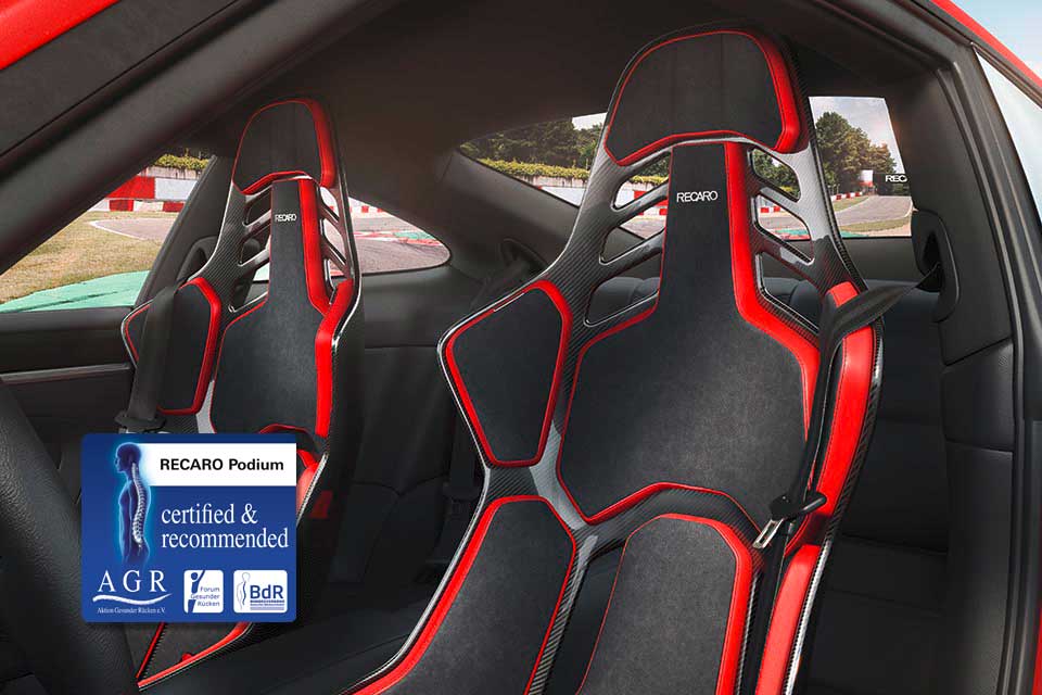 Recaro Podium Carbon Fibre Bucket Seat - Clubsport Garage