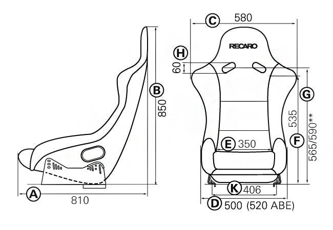 Recaro Pole Position FIA Bucket Seat - Clubsport Garage